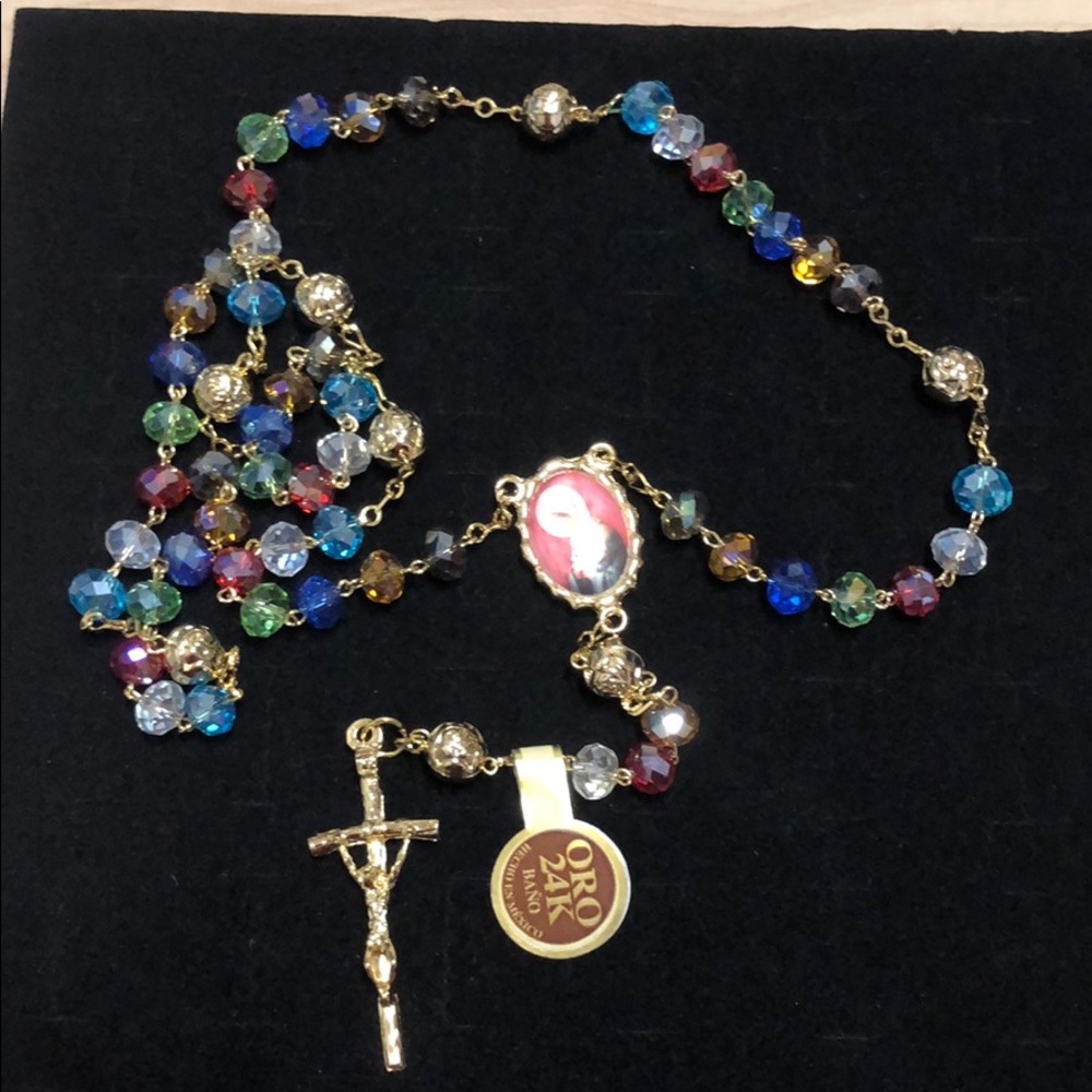 Gorgeous Mystic Rose Rosary